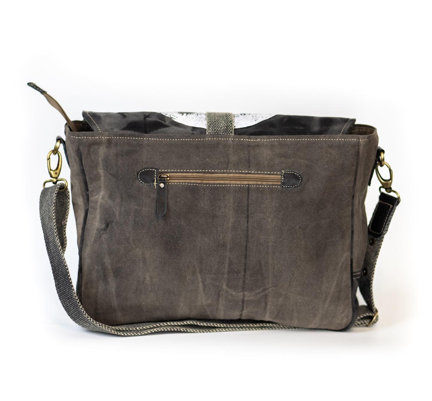 Full Moon Recycled Medium Canvas Laptop Bag