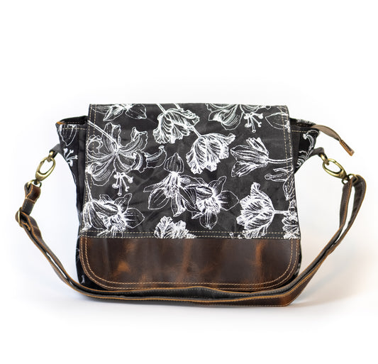 Wild Botanicals Recycled Canvas Saddle Bag