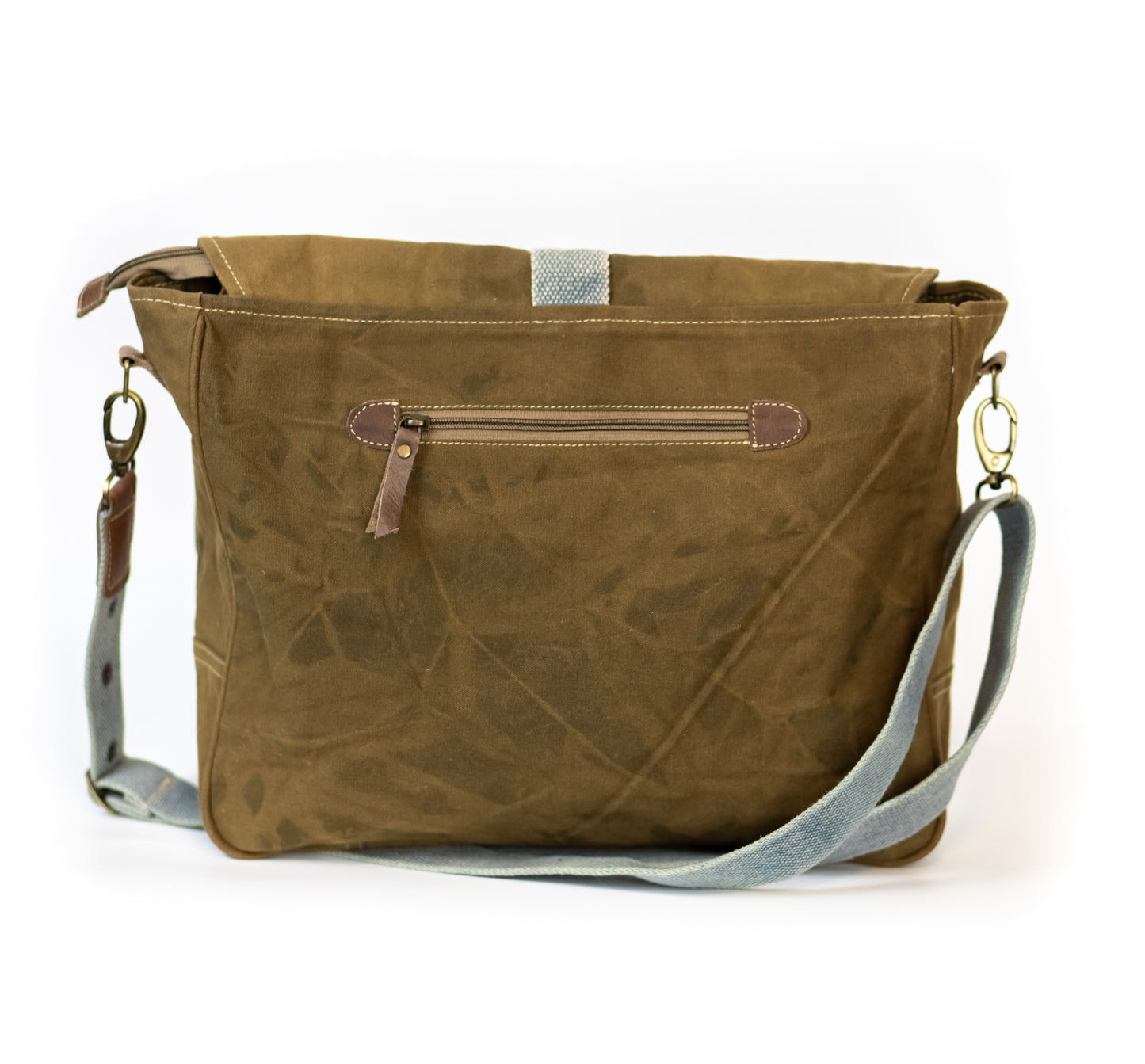 Black Spruce Triad Recycled Medium Canvas Laptop Bag