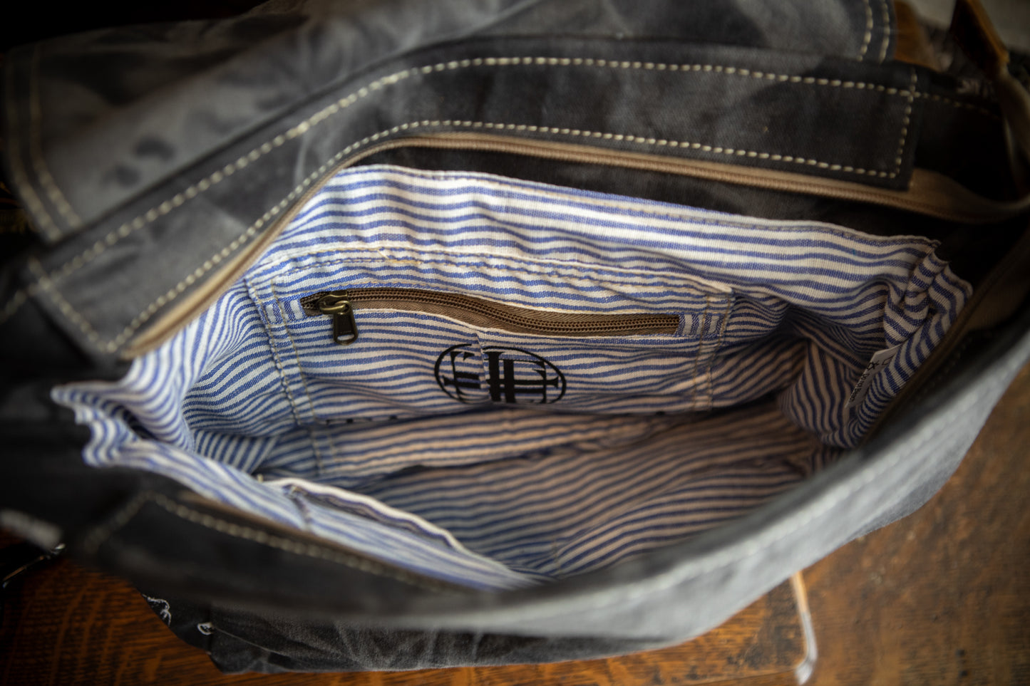 Wild Botanicals Recycled Canvas Saddle Bag