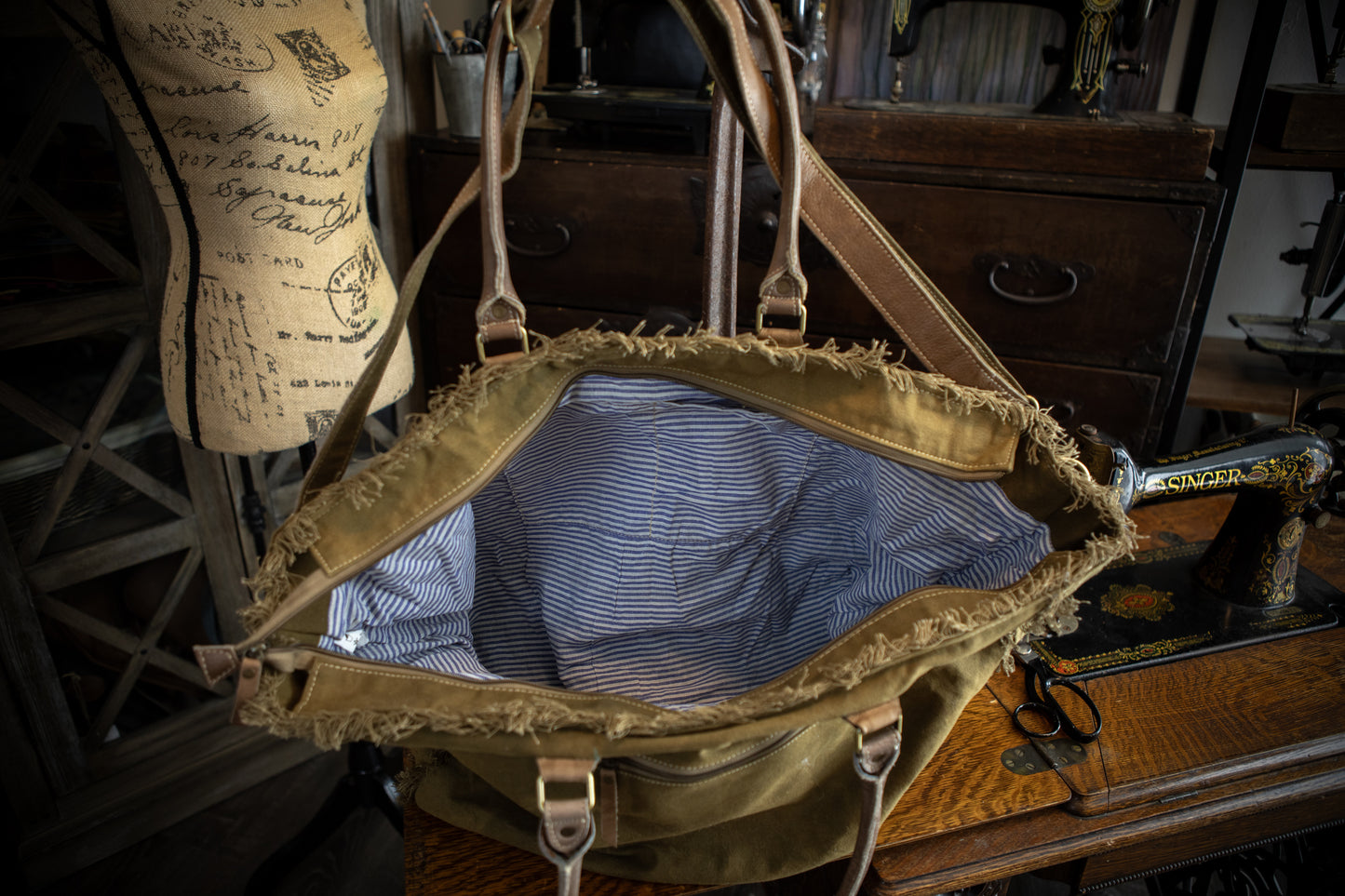 Spruce Tree Forest Recycled Canvas Weekender