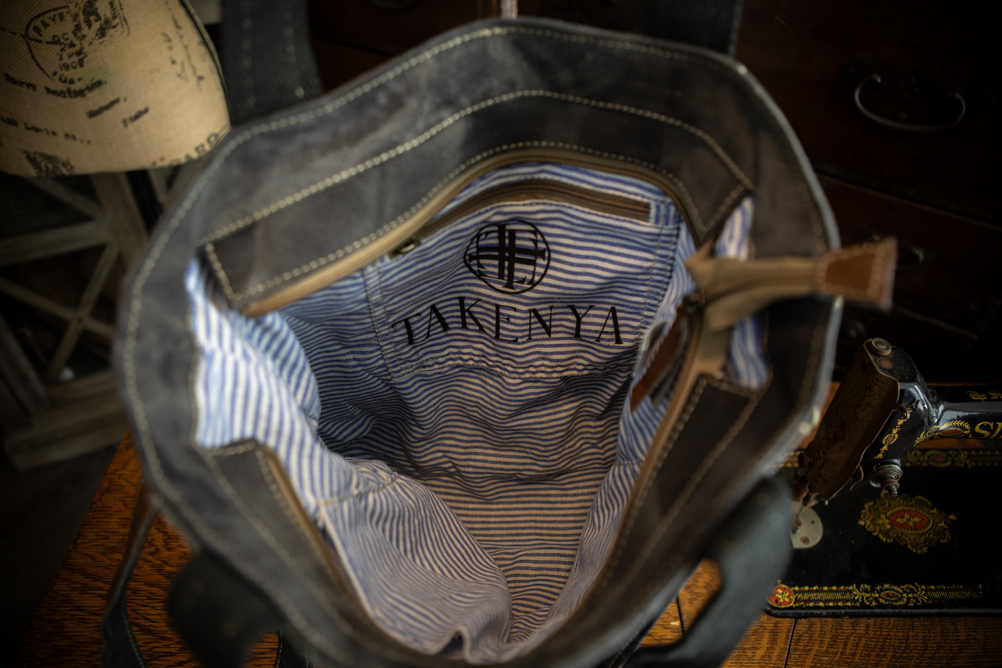 Moonrise Recycled Canvas Crossbody Tote