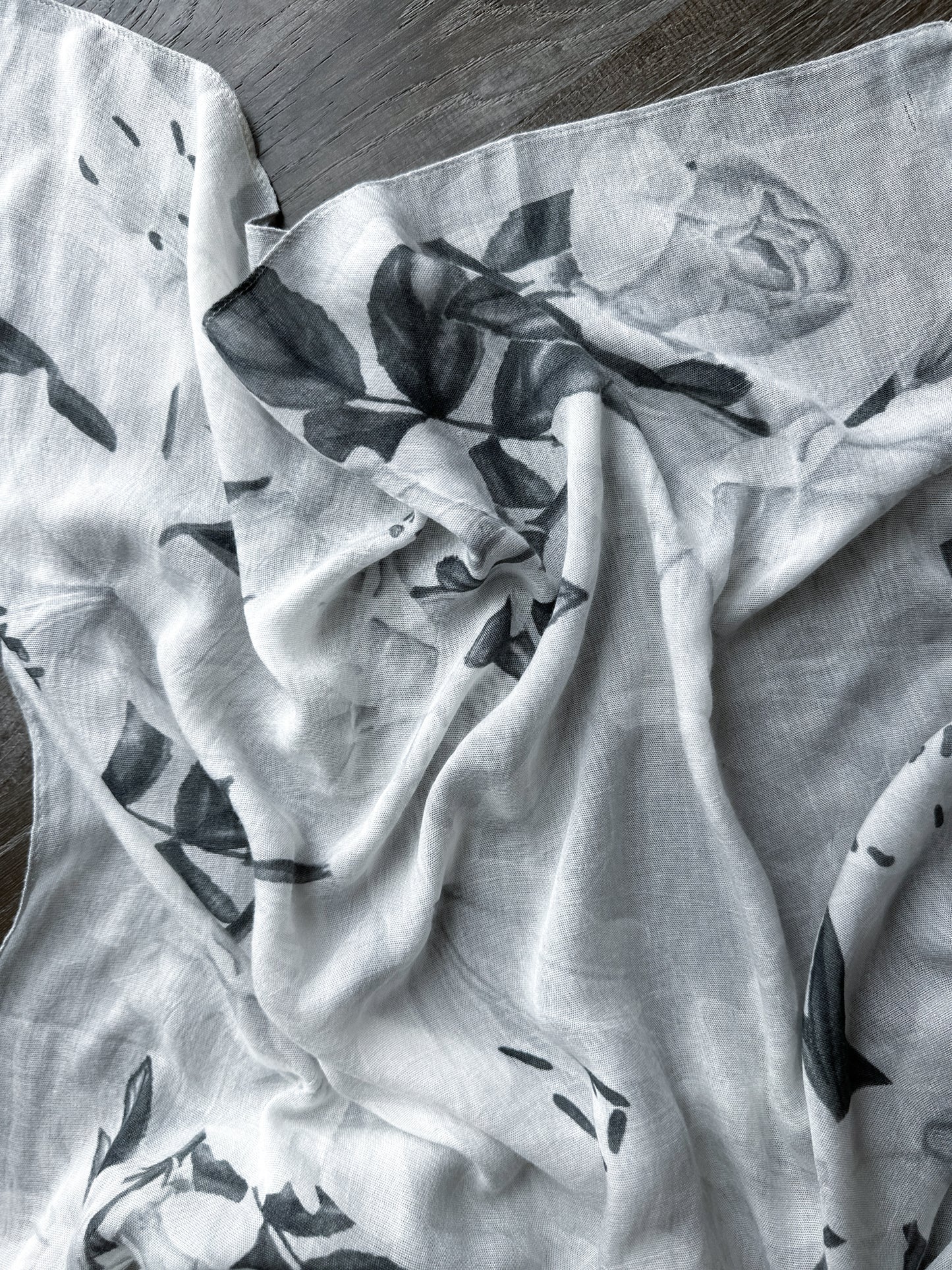 Sustained Grey - Rayon Scarf