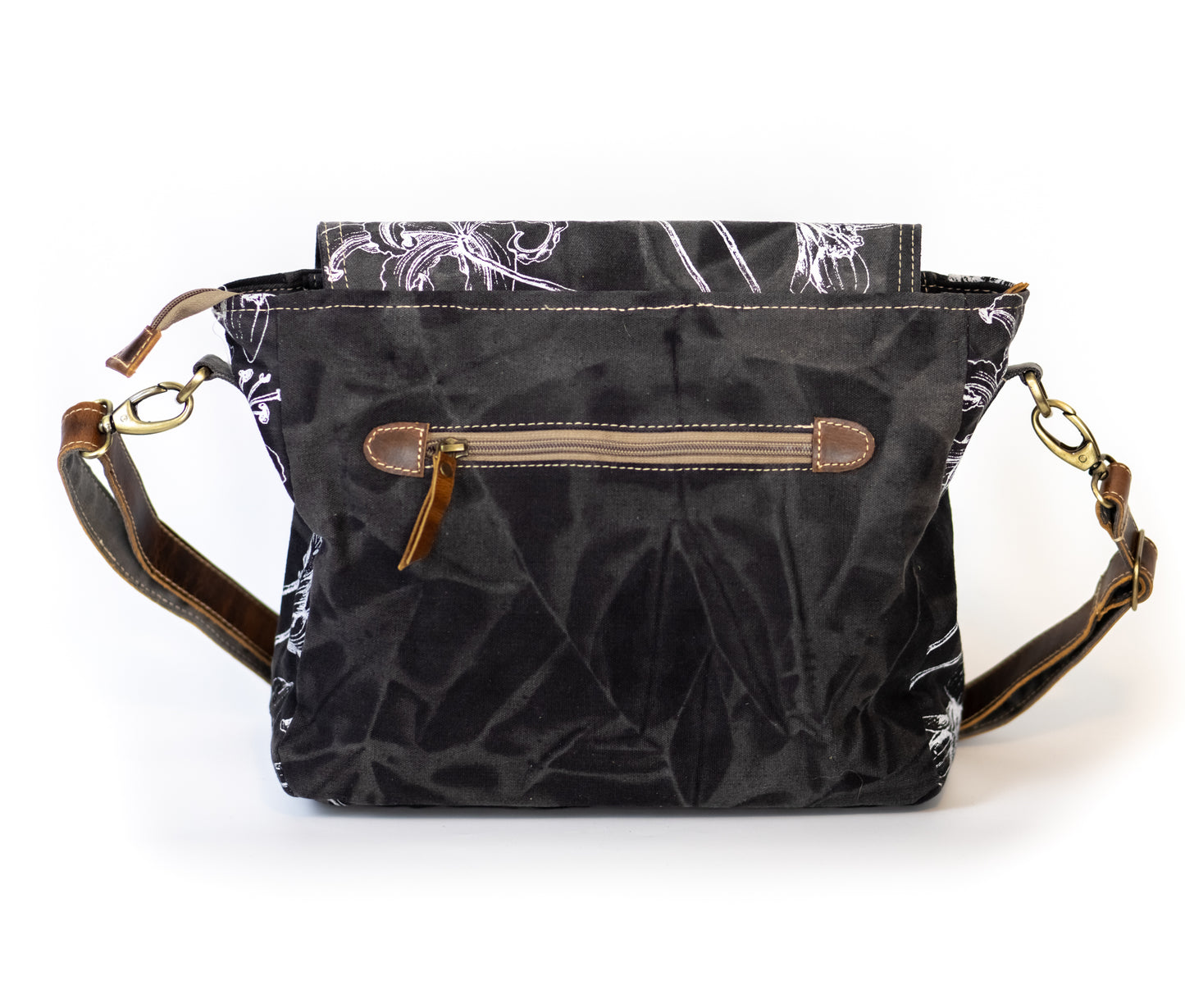 Wild Botanicals Recycled Canvas Saddle Bag