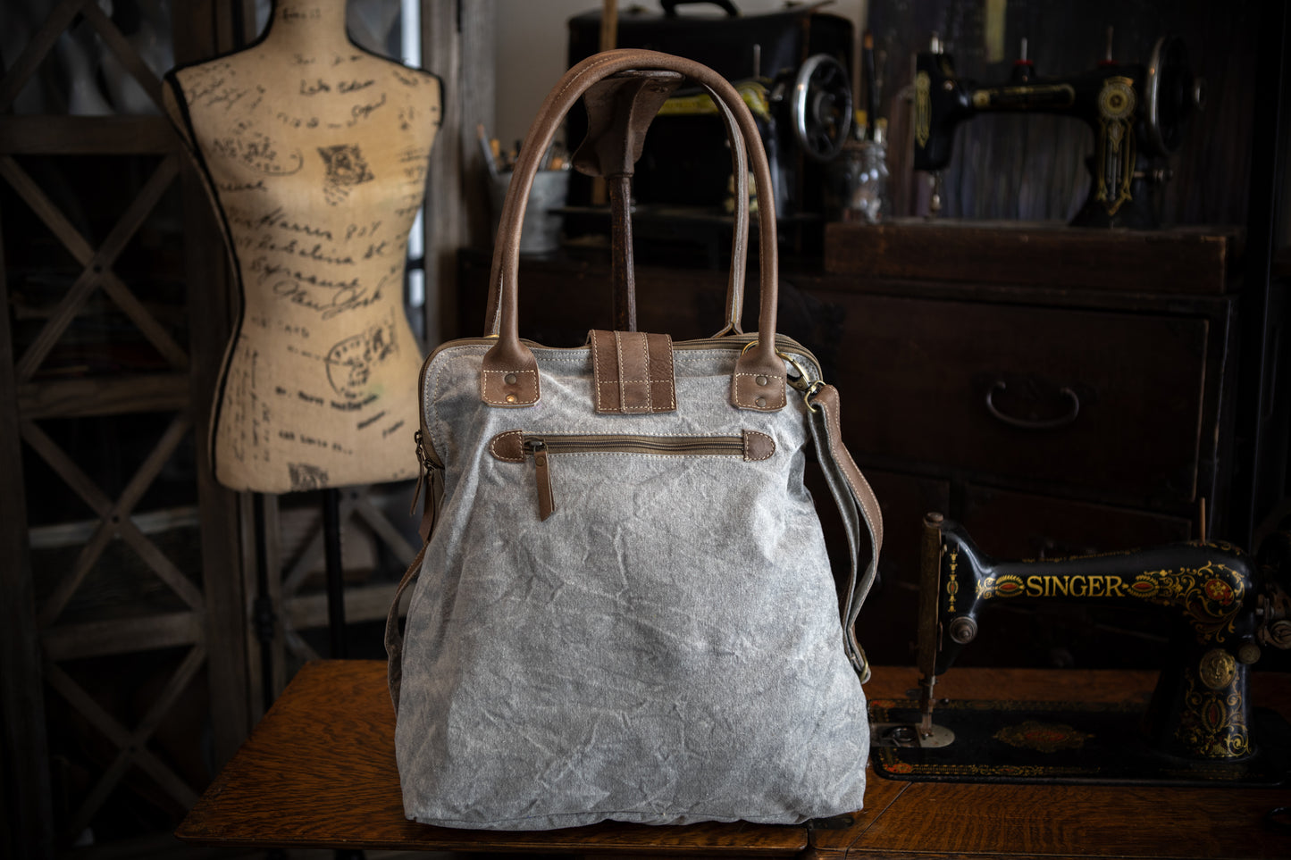 Pasque Flower Recycled Canvas Carryall