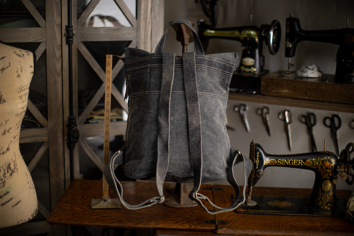 Mountain Recycled Canvas Backpack