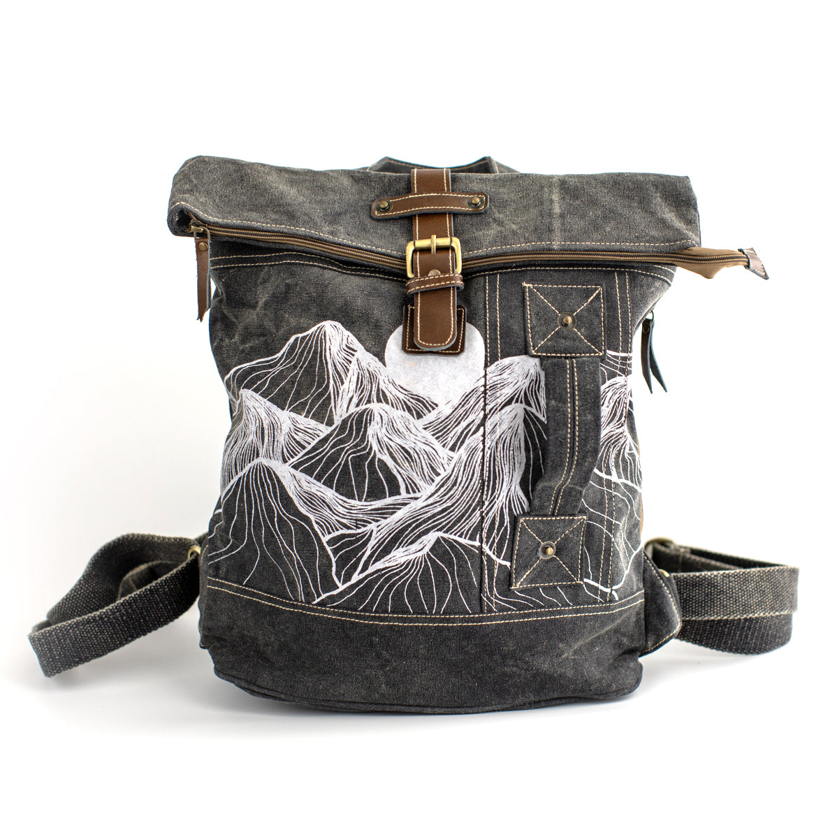 Mountain Recycled Canvas Backpack