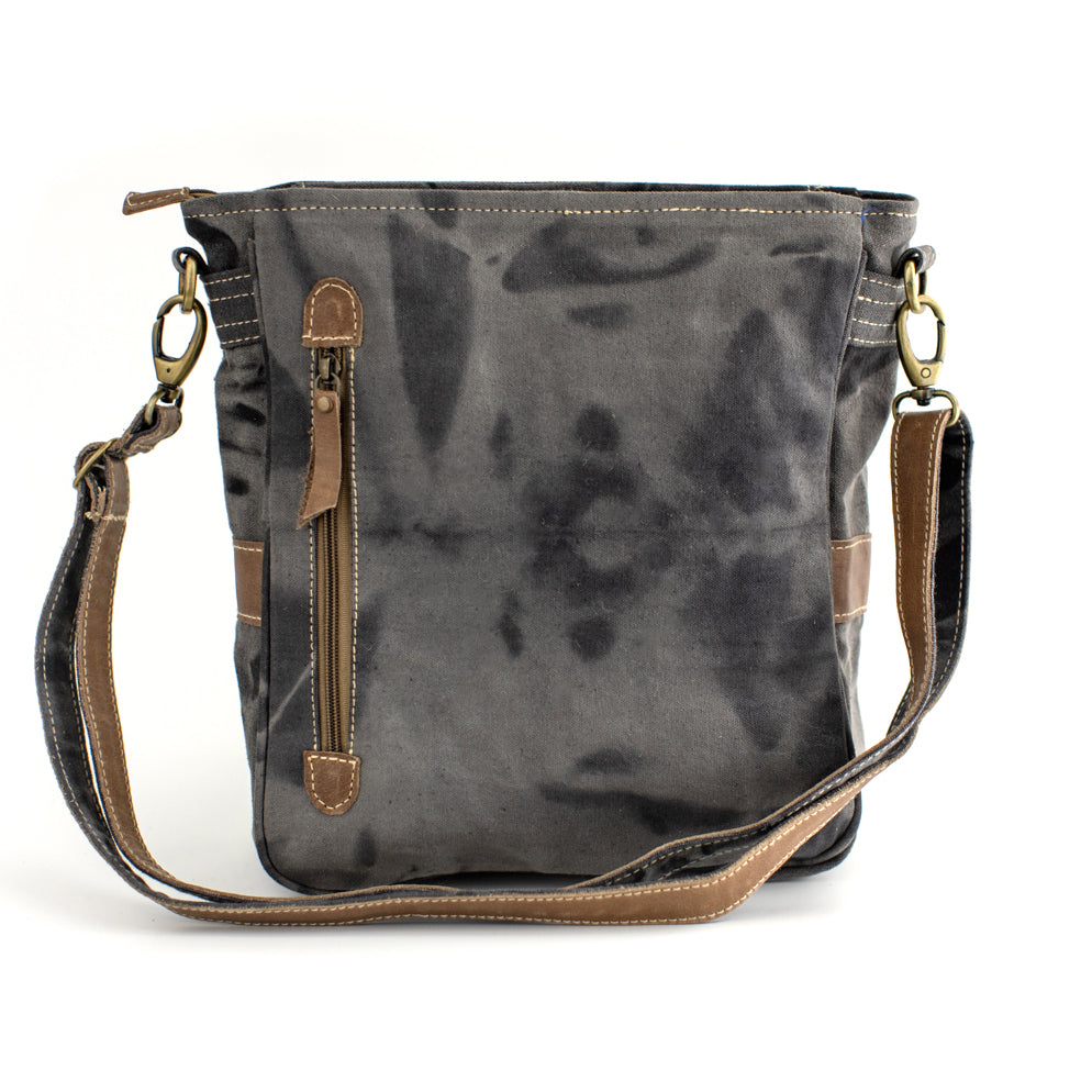 Pasque Flower Recycled Medium Canvas Sling With Concealed Carry