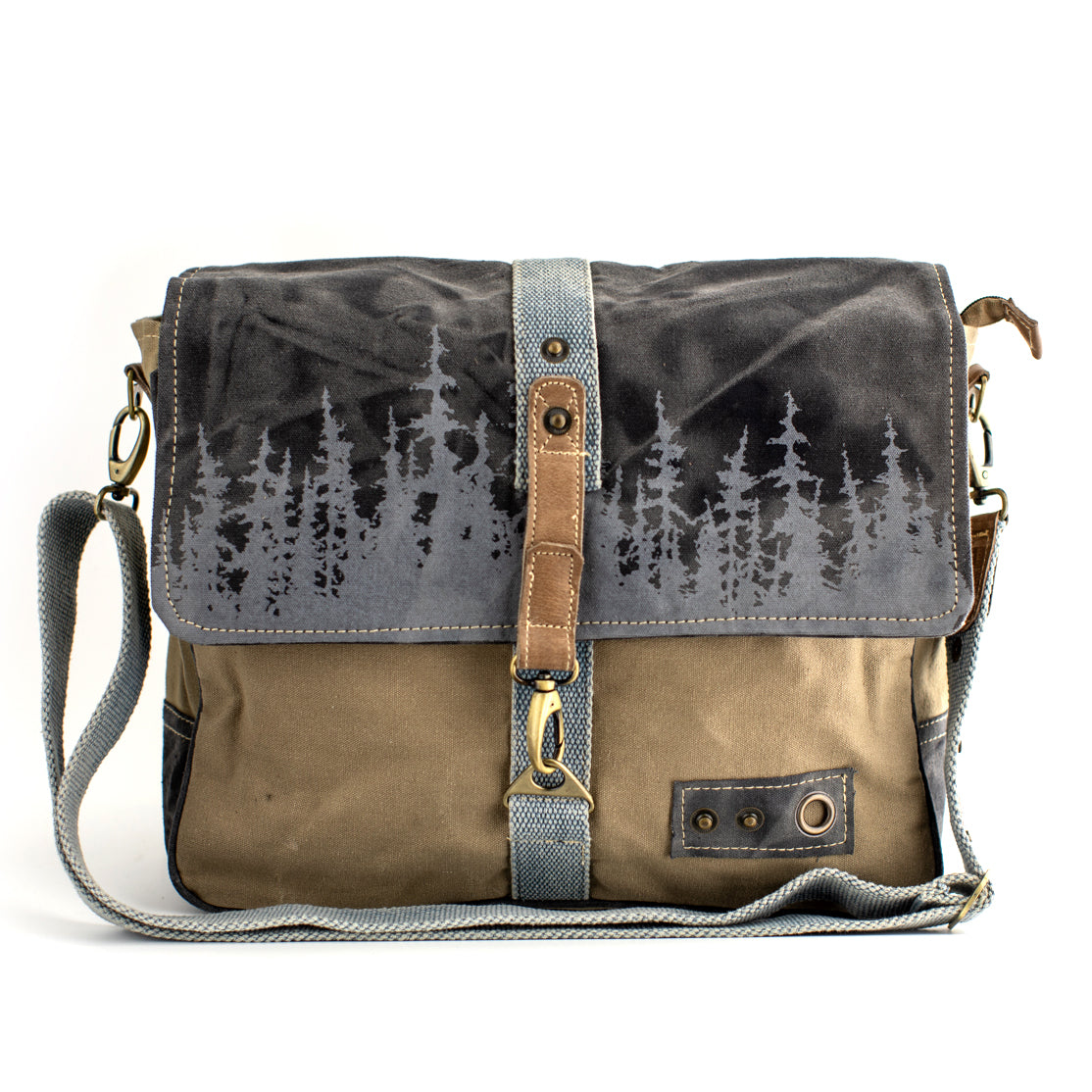 Black Spruce Recycled Medium Canvas Laptop Bag