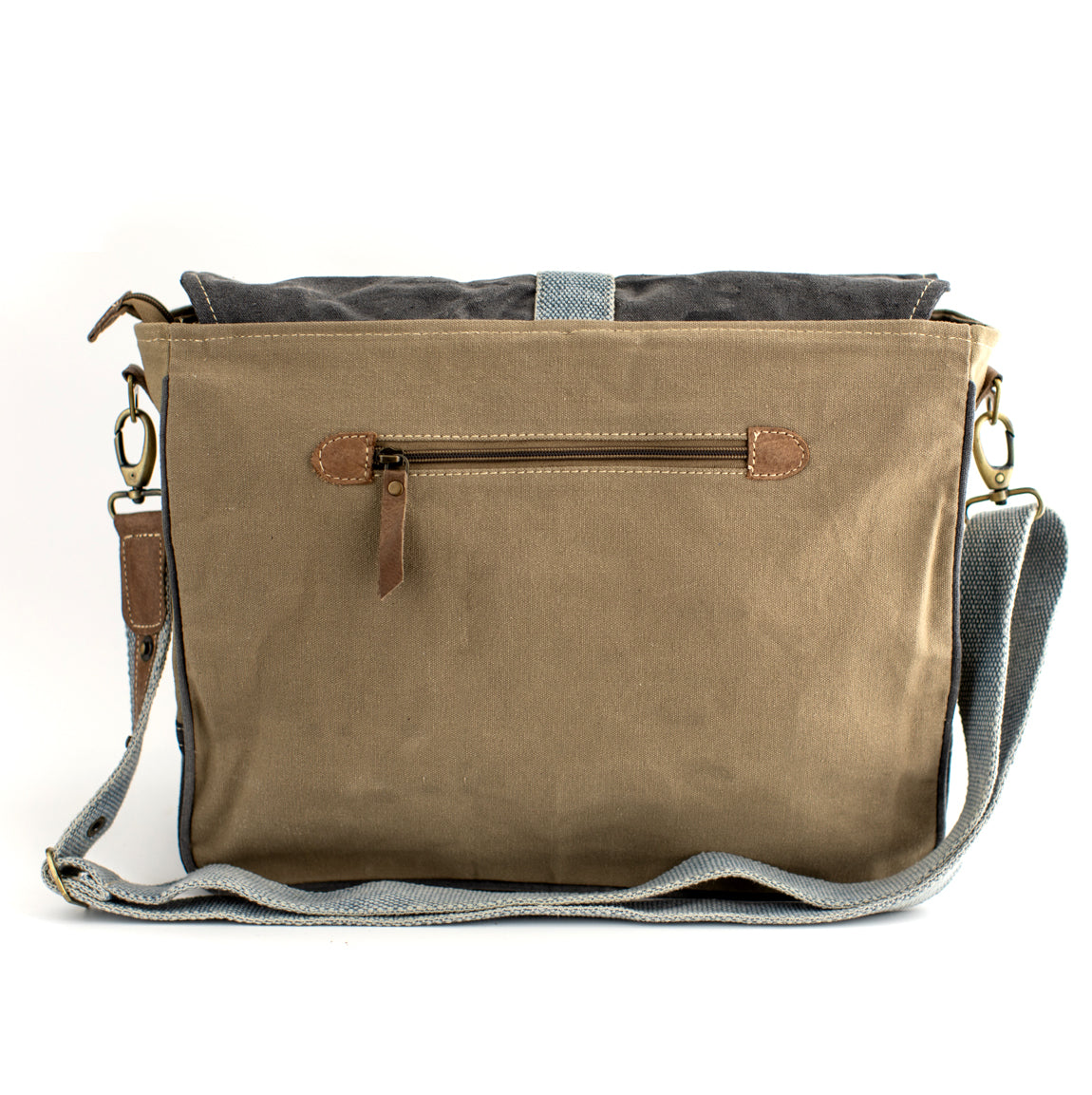 Black Spruce Recycled Medium Canvas Laptop Bag