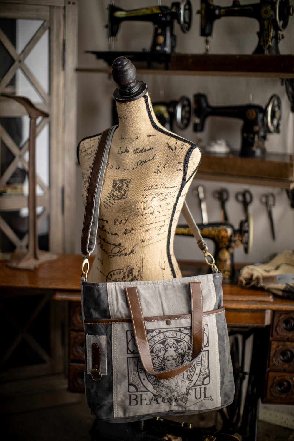 Beautiful Recycled Canvas Tote