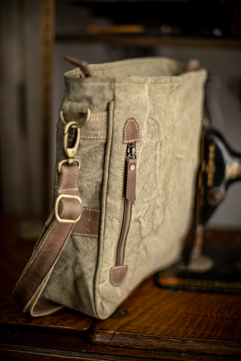 Masterpiece Recycled Medium Canvas Sling With Concealed Carry