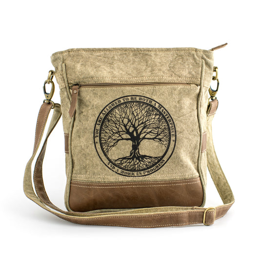 Masterpiece Recycled Medium Canvas Sling With Concealed Carry