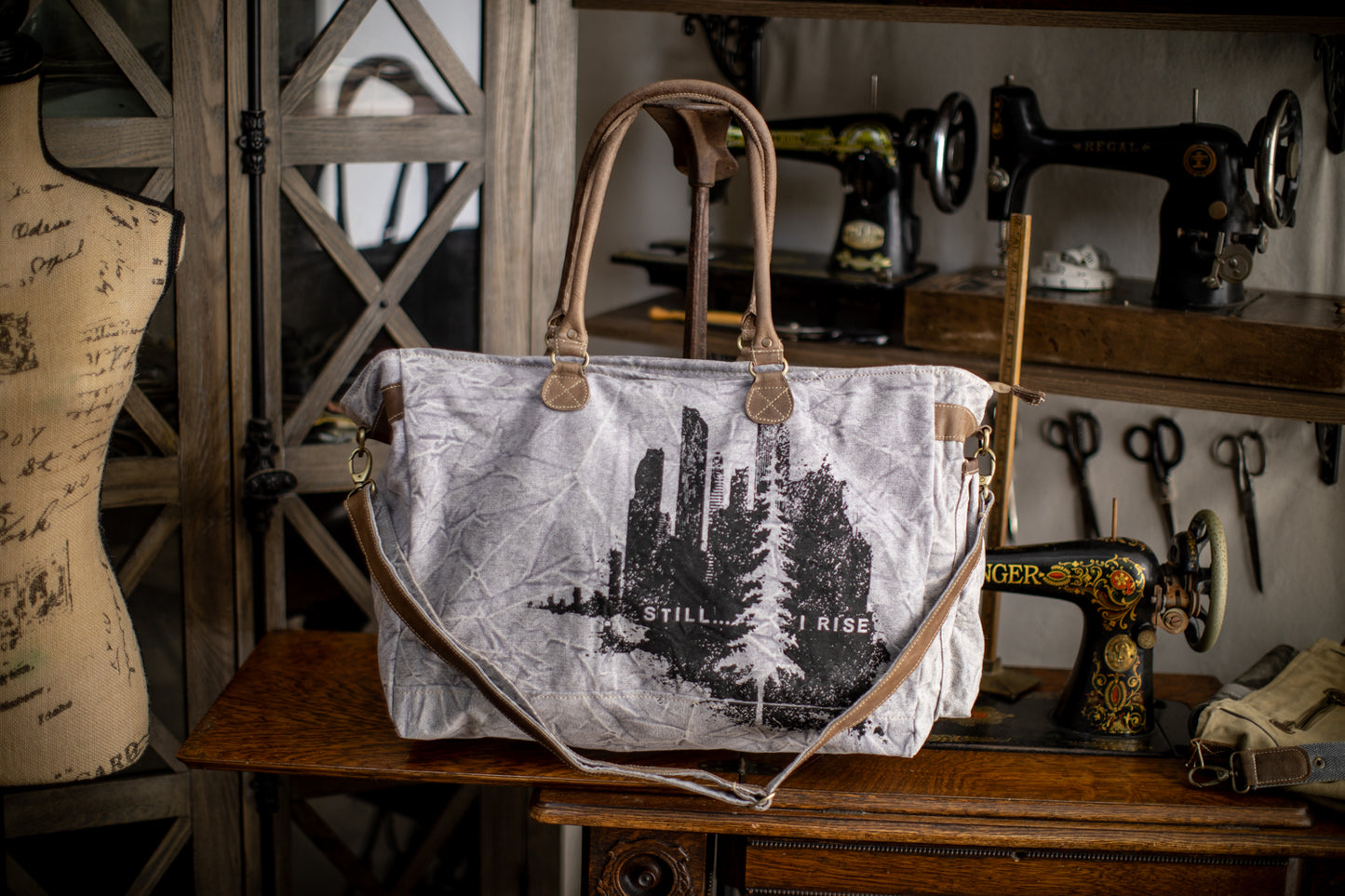 Still I Rise Recycled Canvas Carryall