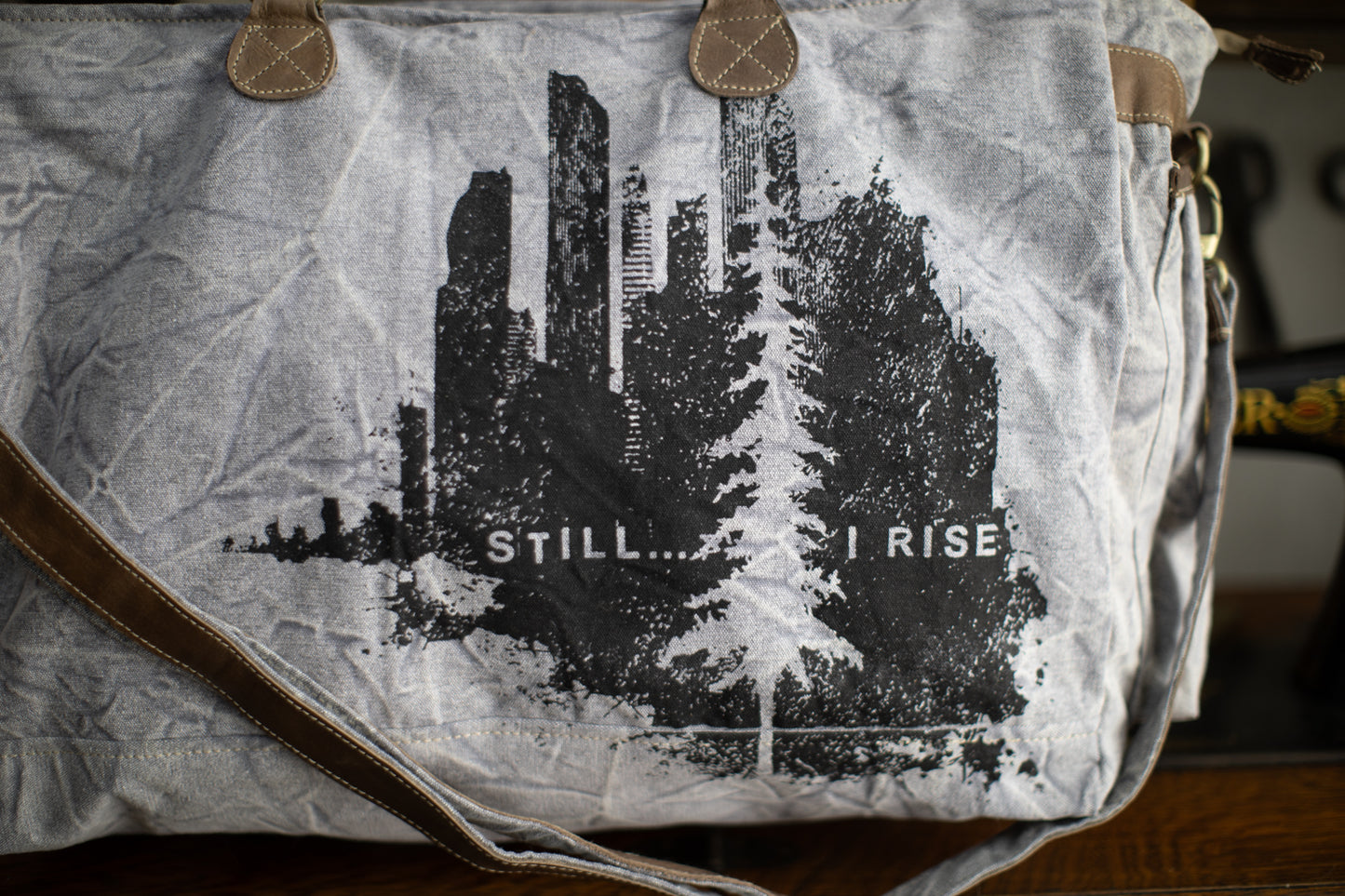 Still I Rise Recycled Canvas Carryall