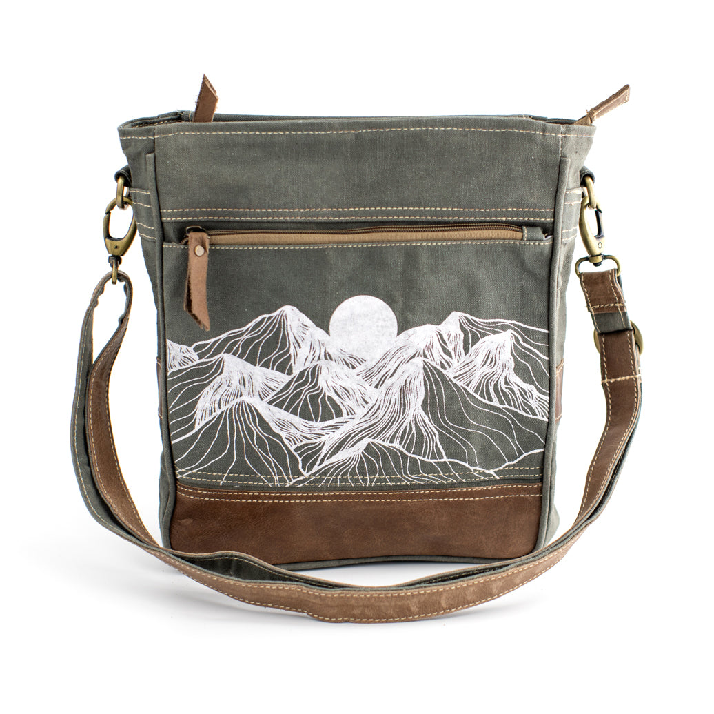 Mountin Recycled Medium Canvas Sling With Concealed Carry