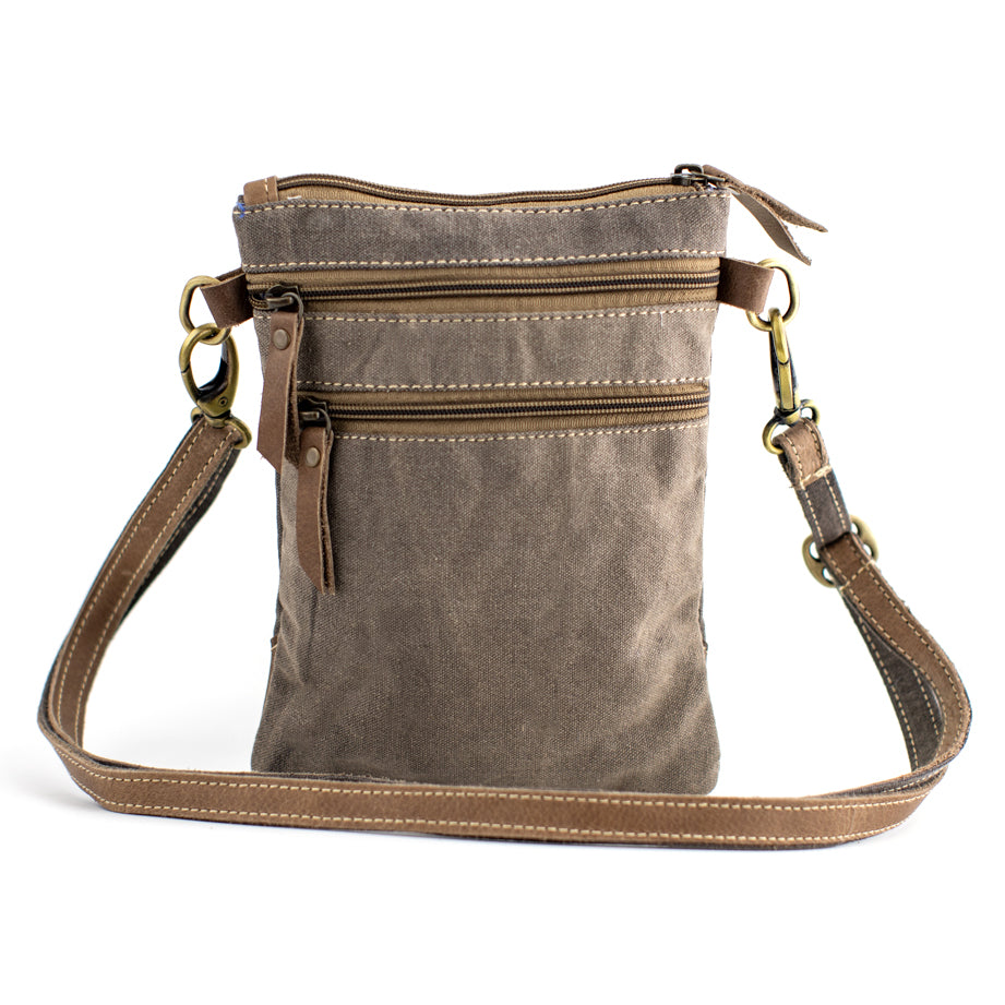 Breathe Recycled Small Canvas Sling