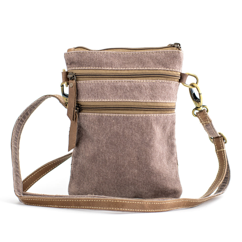 Peony Recycled Small Canvas Sling