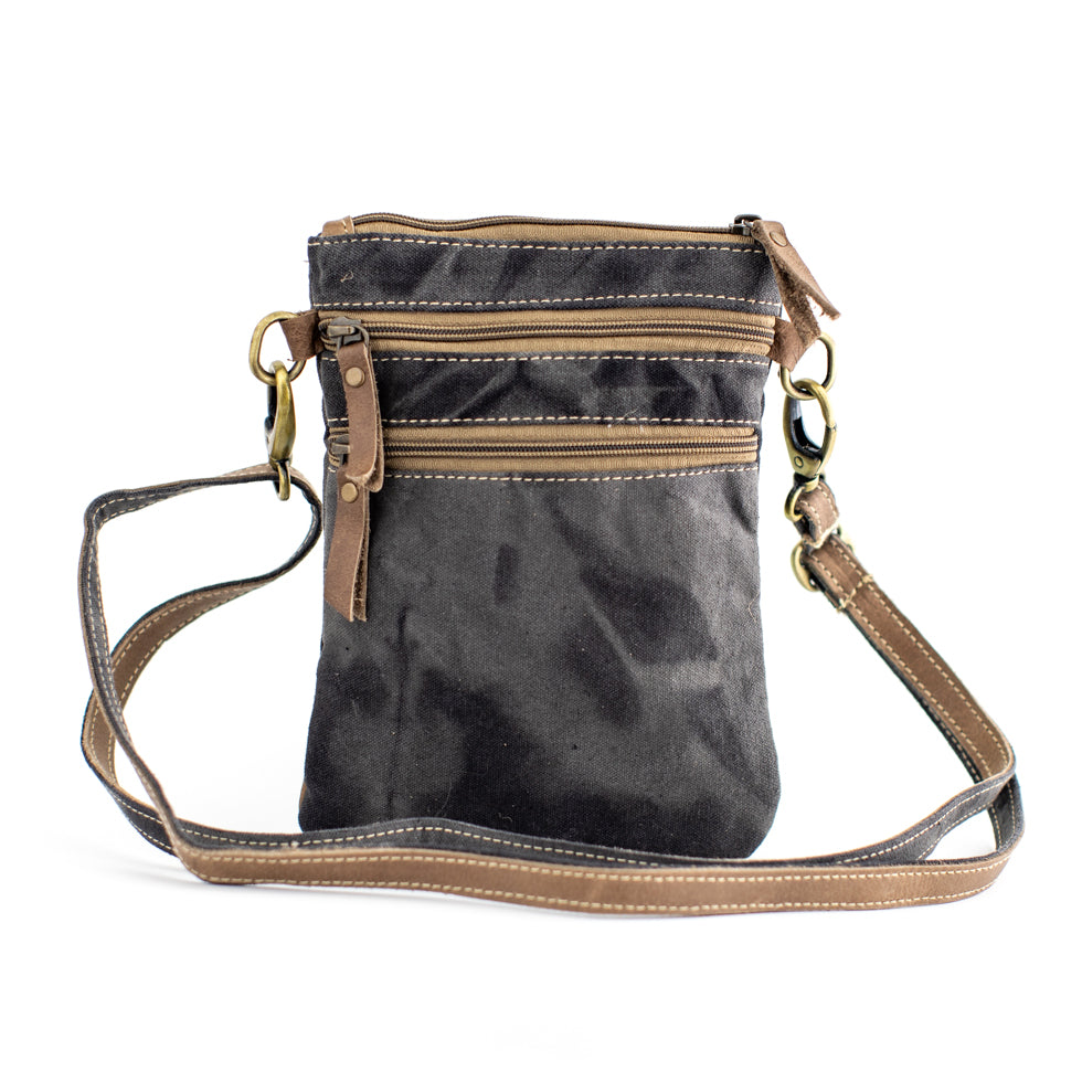 Black Spruce Recycled Small Canvas Sling