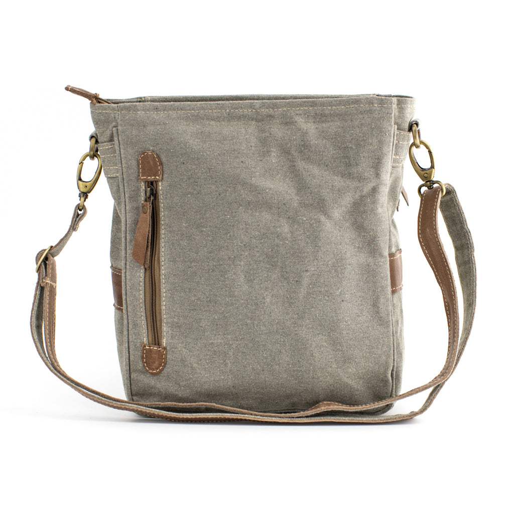 Breathe Recycled Medium Canvas Sling With Concealed Carry