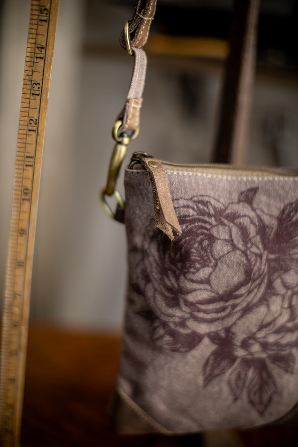 Peony Recycled Small Canvas Sling