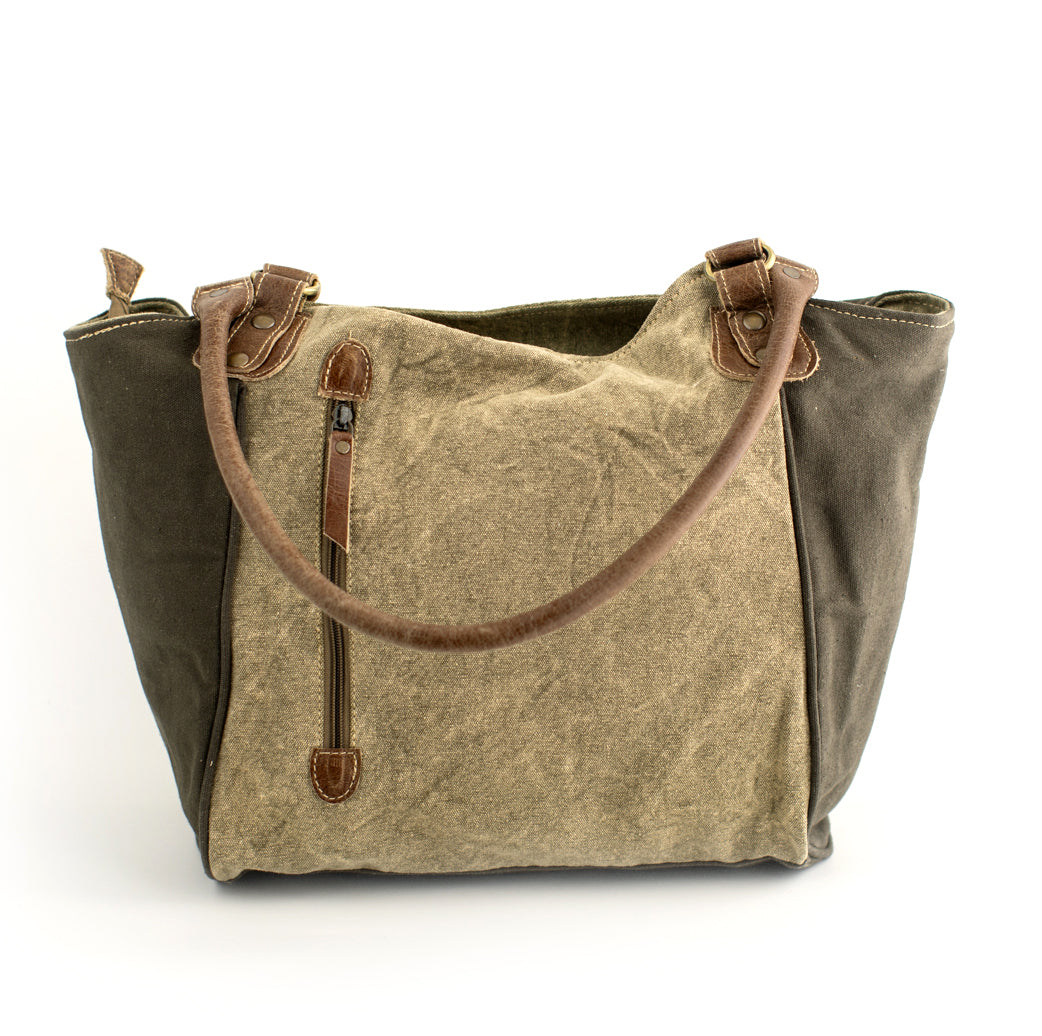 Masterpiece Recycled Canvas Handbag