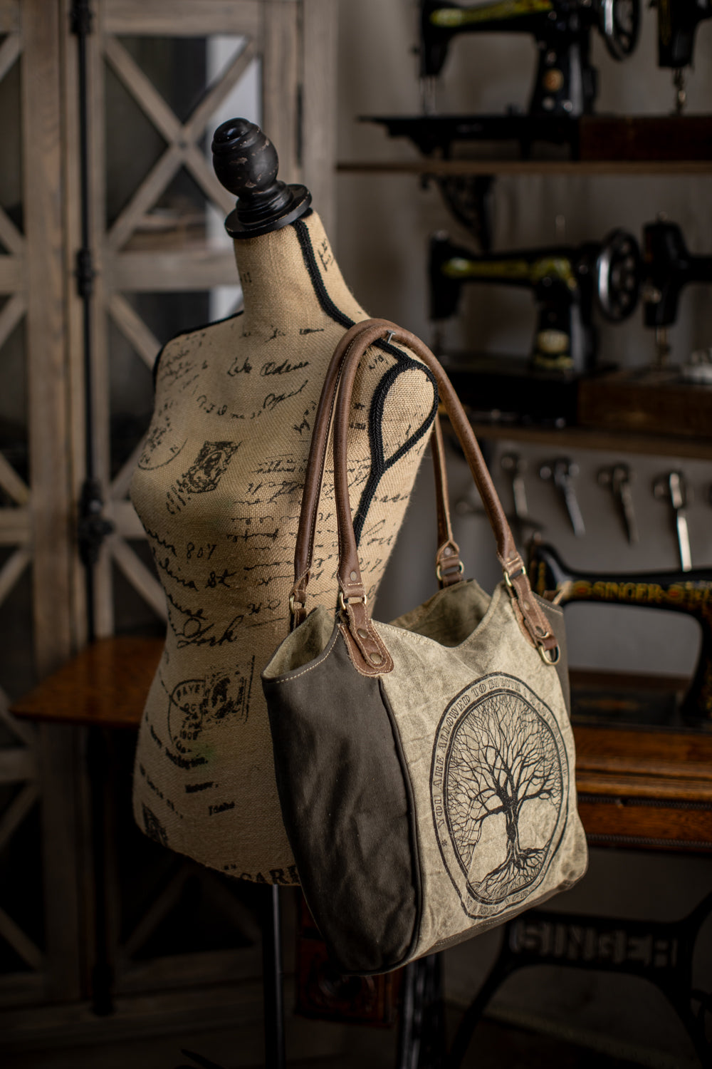 Masterpiece Recycled Canvas Handbag