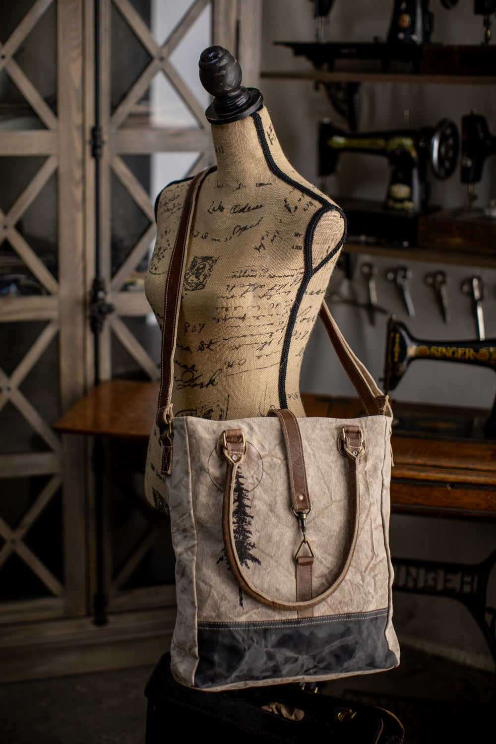 Black Spruce Recycled Canvas Tote