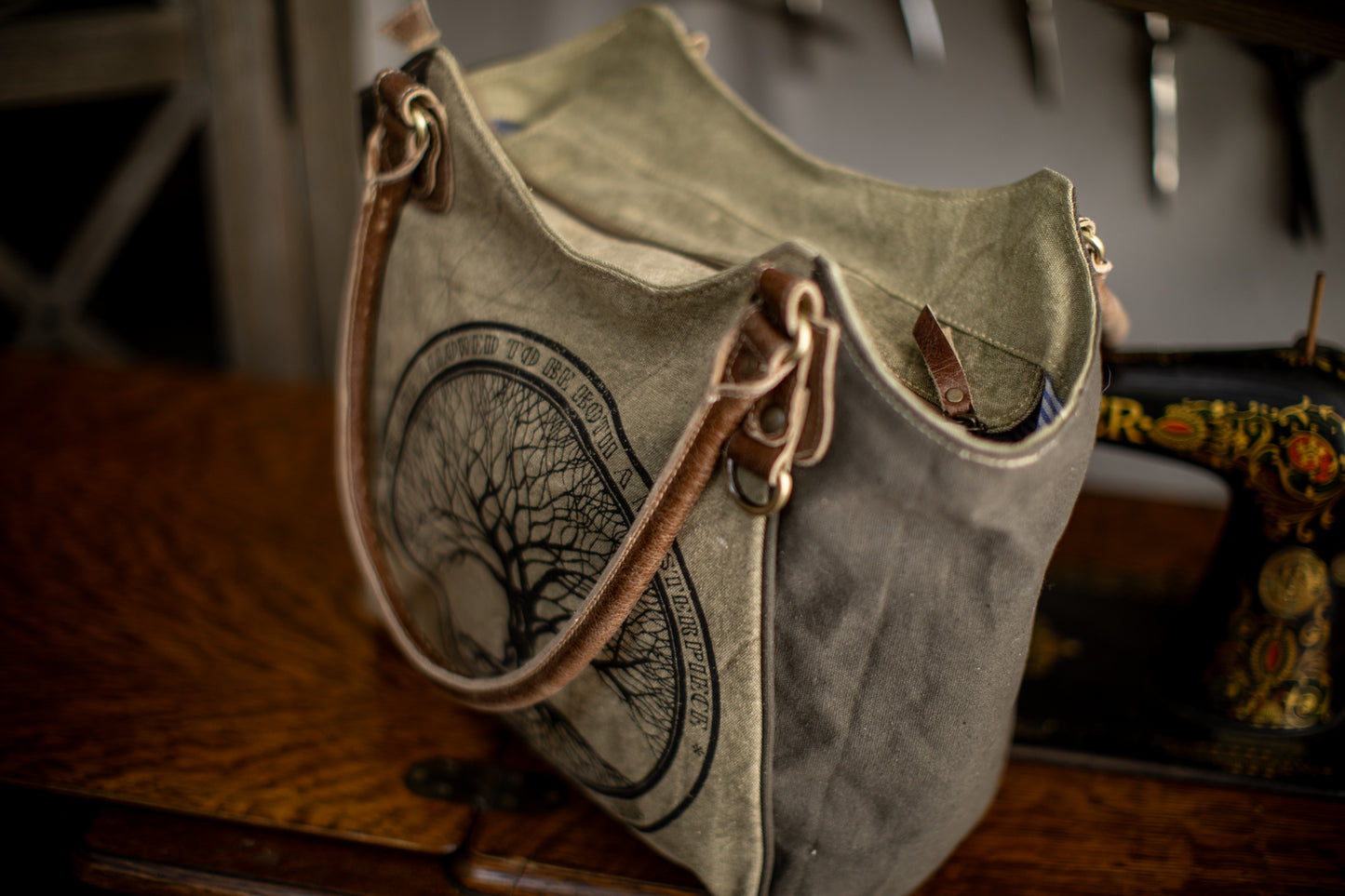 Masterpiece Recycled Canvas Handbag