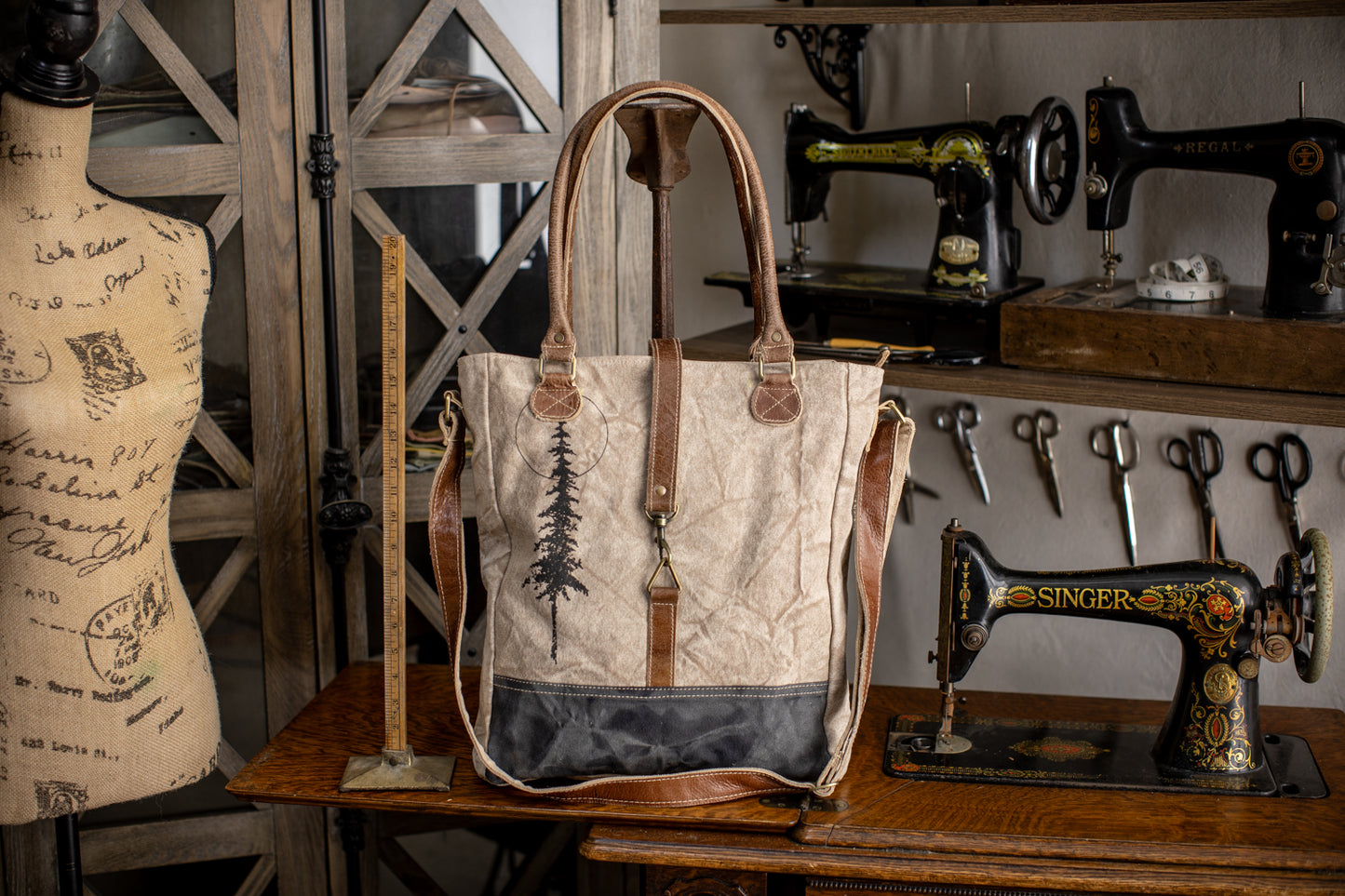 Black Spruce Recycled Canvas Tote