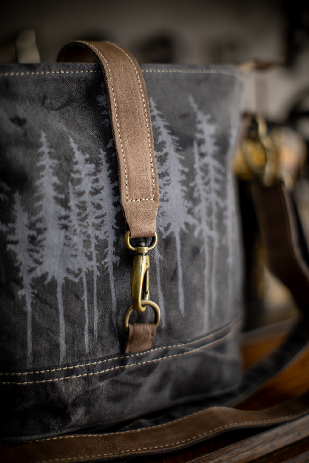 Black Spruce Recycled Medium Canvas Sling