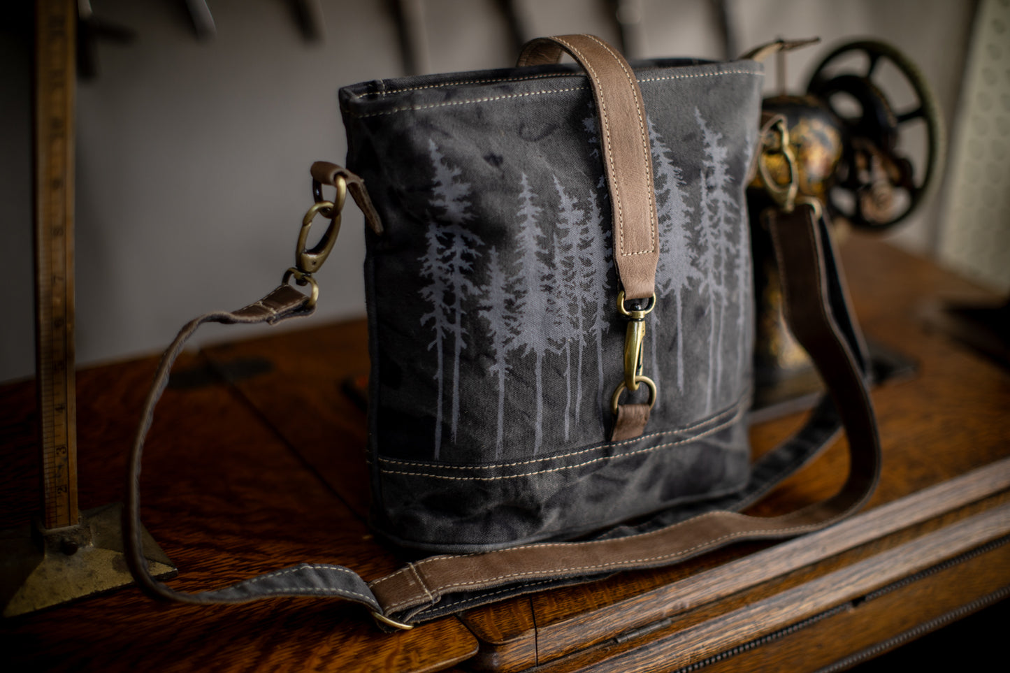 Black Spruce Recycled Medium Canvas Sling