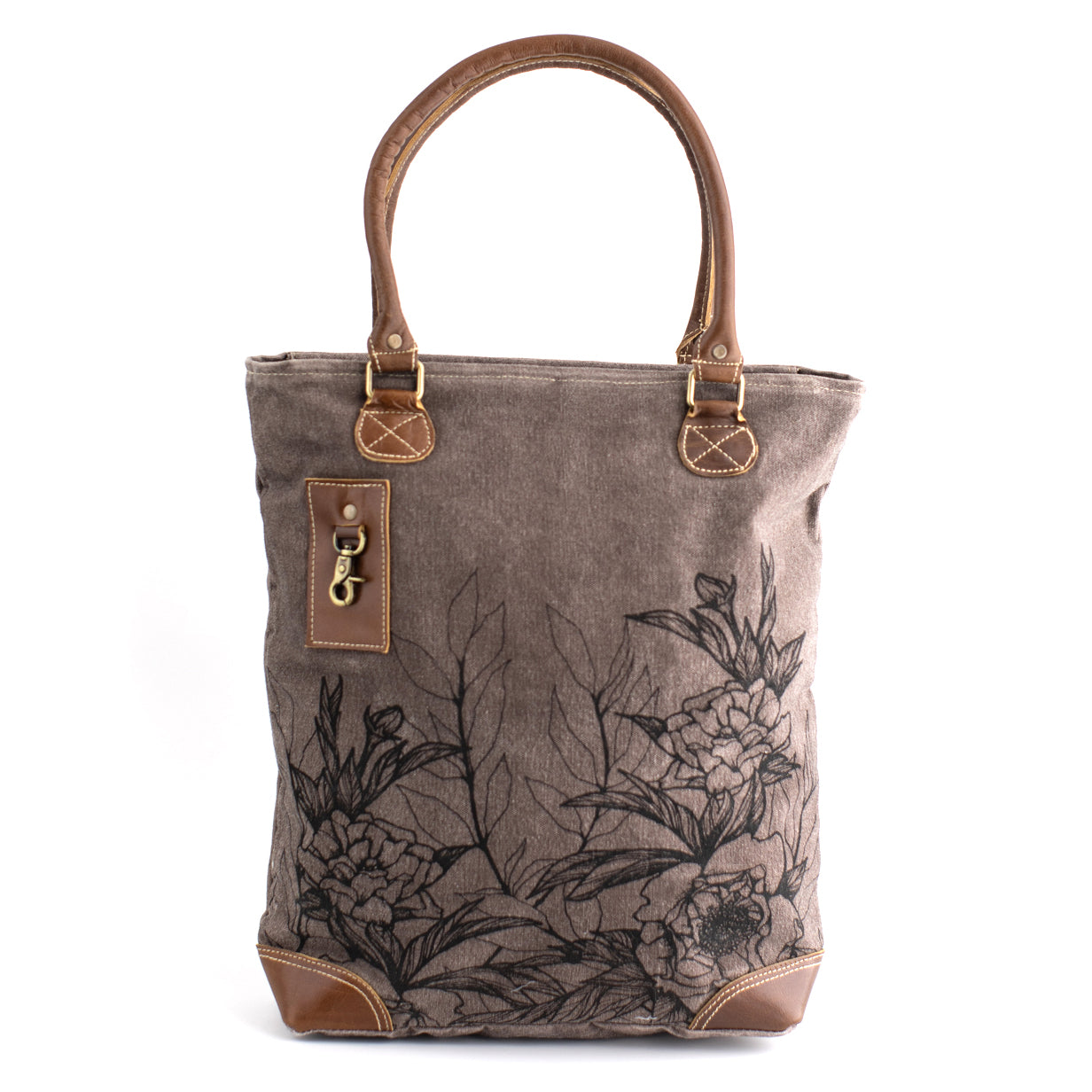 Peony Recycled Canvas Tote