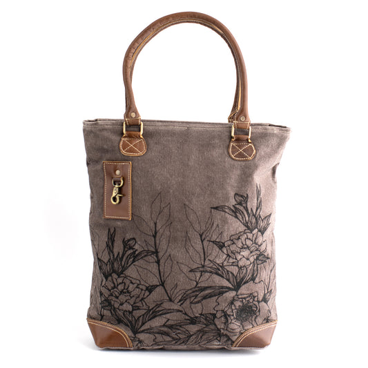 Peony Recycled Canvas Tote